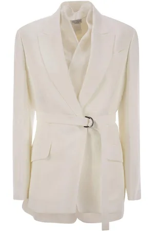 Brunello Cucinelli Belted Waist Jacket