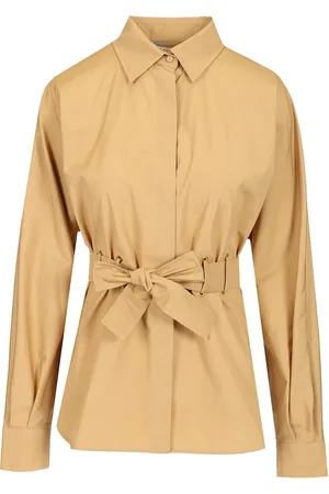 Max Mara Poplin Shirt With Belt