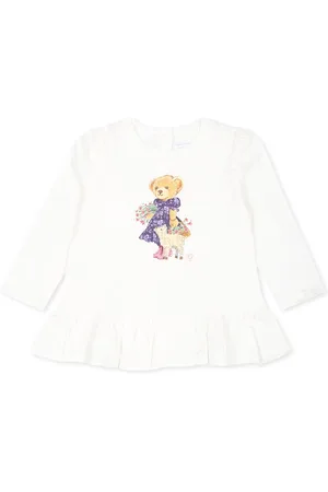 Ralph Lauren T-shirt For Baby Girl With Polo Bear