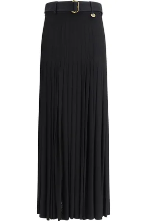 Burberry Pleated Midi Skirt