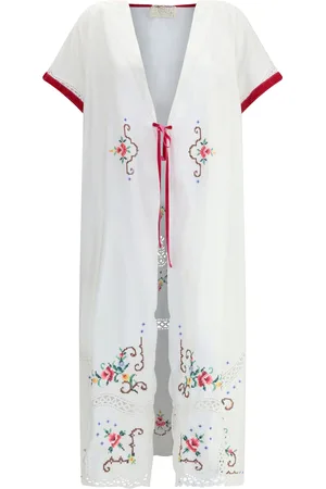 Ella Long Jacket With Floral Details