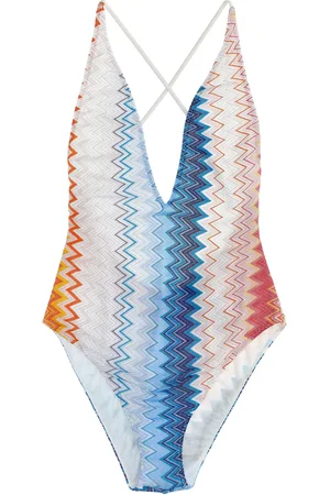 Missoni Zig Zag Lamé One-piece Swimsuit