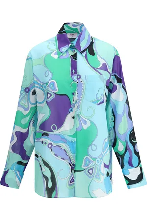 Puccini Orchid Print Shirt