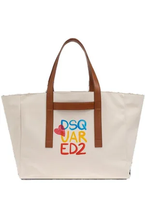 Dsquared2 Summer Lovers Logo Printed Shopper Bag