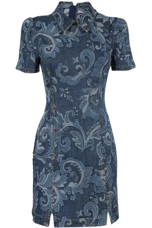VERSACE Embroidered Mini Dress