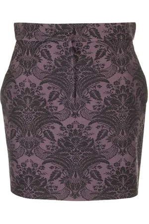 Max Mara Mini Skirt In Jacquard Wool