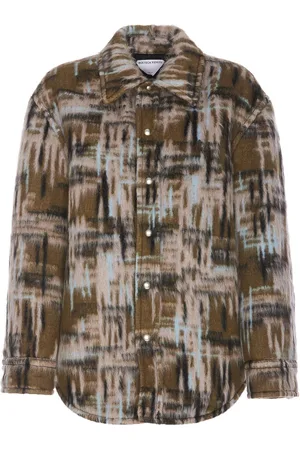 Bottega Veneta Check Patterned Jacket