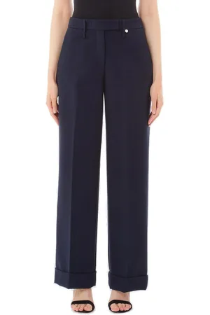 Liu Jo Turn-up Crepe Trousers