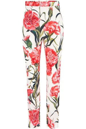 Dolce & Gabbana Floral Print High Waist Leggings