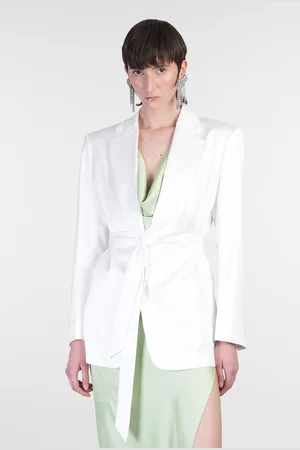 The Andamane Guia With Belt Blazer In Polyester