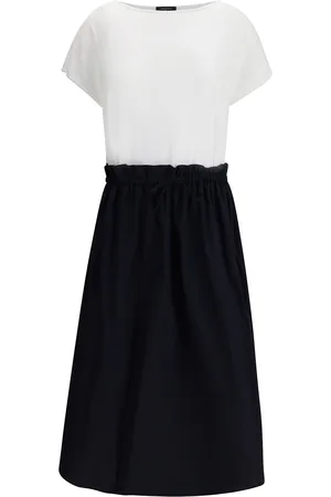 Fabiana Filippi Long Dress With Appliqué Skirt