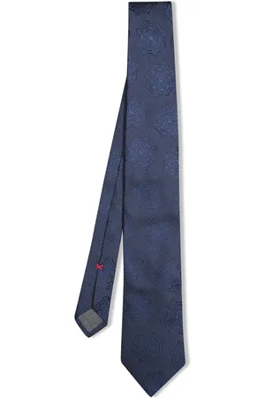 Brunello Cucinelli Silk Tie With Maxi Pattern