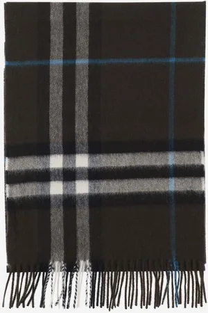 Burberry Cashmere Scarf With Check Pattern