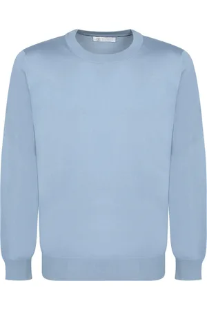 Brunello Cucinelli Avio Cotton Sweater