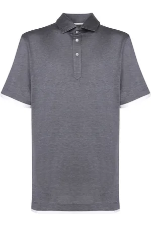Brunello Cucinelli Silk And Cotton Polo Shirt