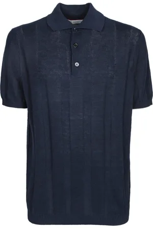 Brunello Cucinelli Linen And Cotton Polo Shirt