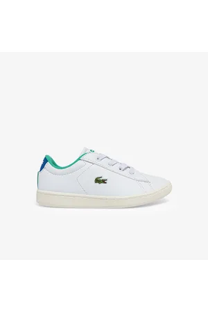 Sneakers de mujer Lacoste Carnaby en tela piqué con talón colorido