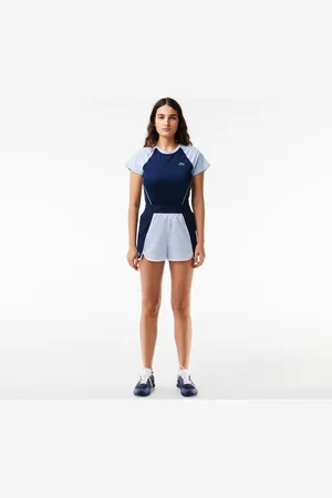 Lacoste Shorts deportivos elásticos para mujer