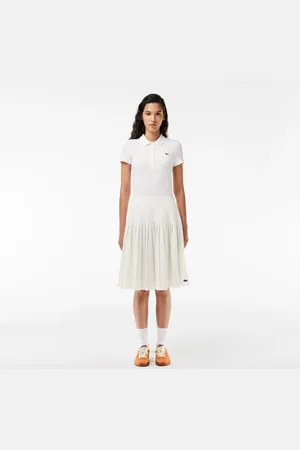 Lacoste Falda midi plisada