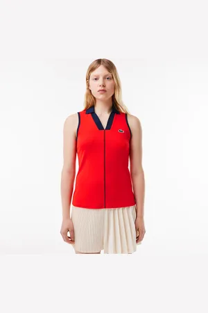 Lacoste Polo de tenis sin mangas Ultra seco Slim Fit