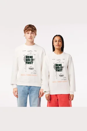 Lacoste Sudadera Relaxed Fit Con Motivos De Piqué