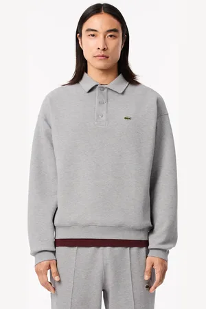 Lacoste Sudadera para hombre en piqué de corte holgado