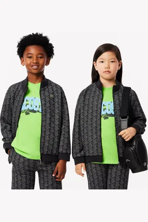 Lacoste Sudadera con monograma Paris de cuello alto y Cierre para niño