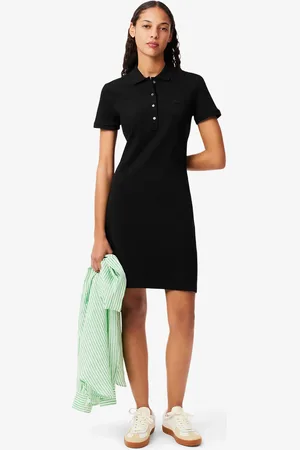 Lacoste Vestido polo Para mujer slim fit en minipiqué elástico