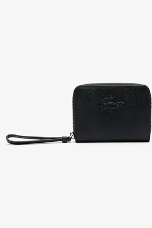 Lacoste Cartera para mujer City Court de piel granulada