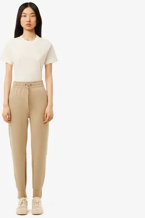 Lacoste Pantalones deportivos de algodón para mujer