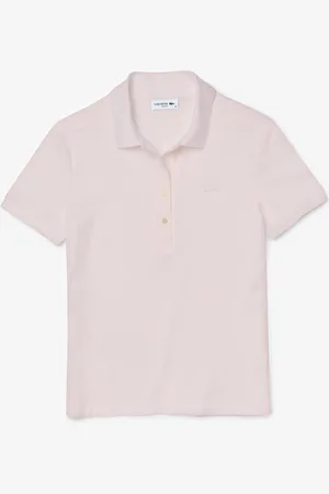 Lacoste Polo de Mini Piqué elástico L.12.D de Corte Slim para Mujer