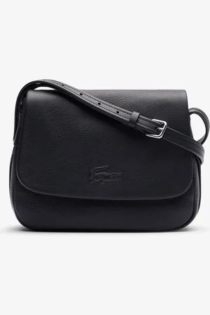 Lacoste Bolso Para mujer City Court de piel granulada con cierre de solapa