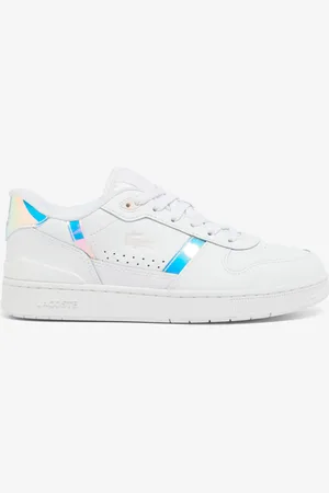 Lacoste Sneakers de deporte de piel con clip en T para mujer