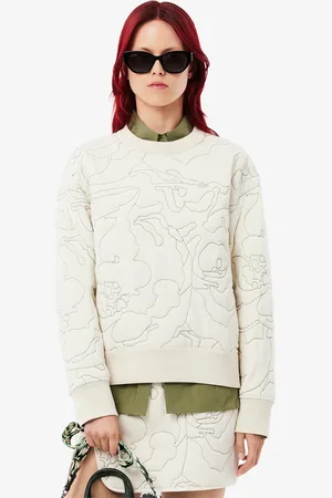 Lacoste Sudadera oversize con bordado reversible