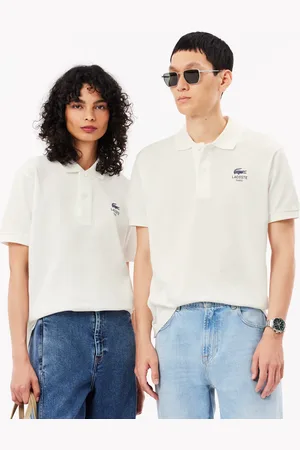 Lacoste Polo unisex de corte clásico con estampado exclusivo L.12.12