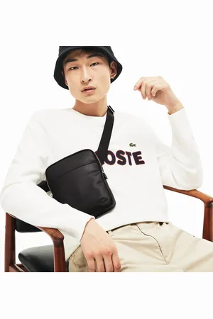 Lacoste Bolso pequeño Gael de lona para hombre