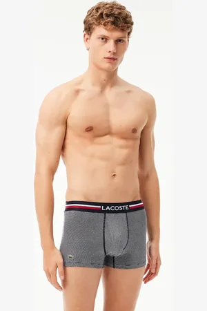 Lacoste Pack de 3 Boxers con banda tricolor