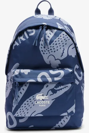 Lacoste Mochila unisex con estampado Neocroc