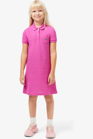 Lacoste Vestido Polo de Piqué para Niños