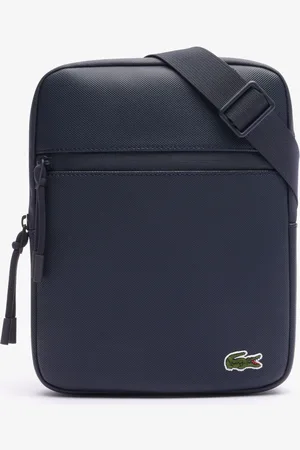 Lacoste Bolso satchel mediano LCST de piqué para hombre