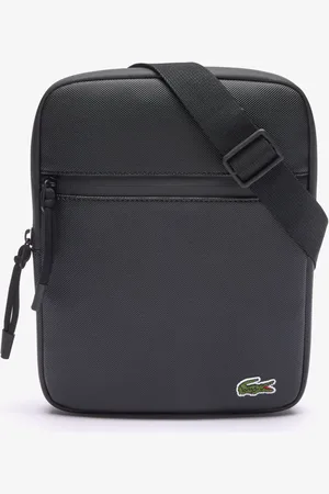 Lacoste Bolso satchel mediano LCST de piqué para hombre