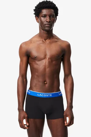 Lacoste Pack de 3 Boxers de algodón elástico para hombre