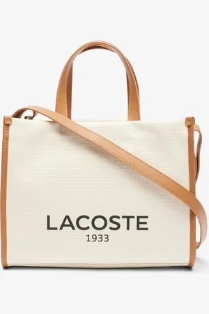 Lacoste Tote pequeño Heritage de lona para mujer