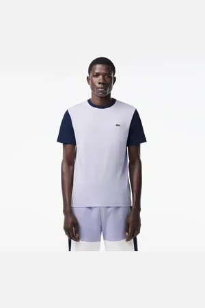 Lacoste Playera Regular Fit De Algodón Color Block