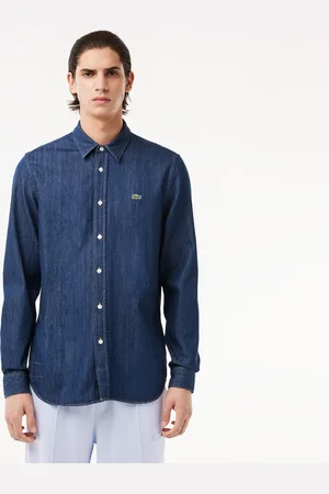 Lacoste Camisa vaquera de corte regular