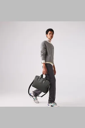 Lacoste Chantaco Leather Laptop Bag