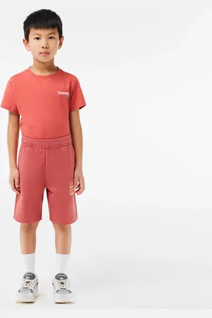 Lacoste Shorts polares con estampado