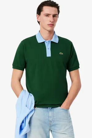 Lacoste Polo de corte clásico con cuello en contraste L.12.12 para hombre
