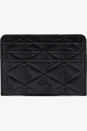 Lacoste Tarjetero Para mujer Maheki de piel grabada