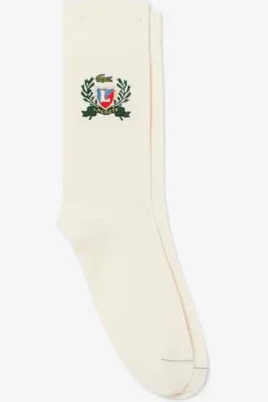 Lacoste Calcetines unisex con detalles de escudo